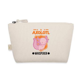 Axolotl Flüsterer Axolotl Whisperer - Organic Pouch - nature - Front