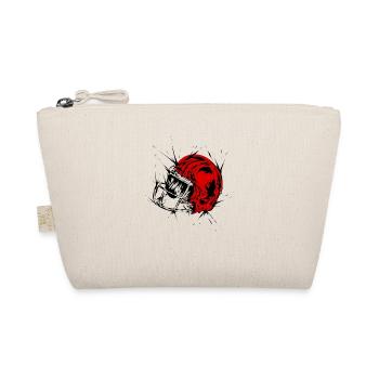 American Football Helm Rugby - Bio-Täschchen - Natur - Vorne