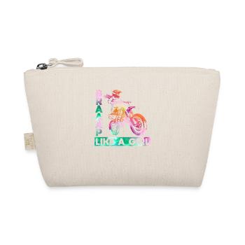 Braap comme une fille drôle de moto fille Moto - Trousse biologique - nature - Devant