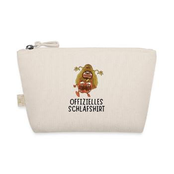 Offizielles Schlafshirt - Monster Avocado & Tomate - Bio-Täschchen - Natur - Vorne
