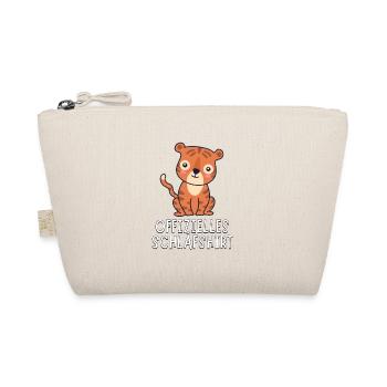 Offizielles Schlafshirt - Süßer Baby Tiger - Bio-Täschchen - Natur - Vorne