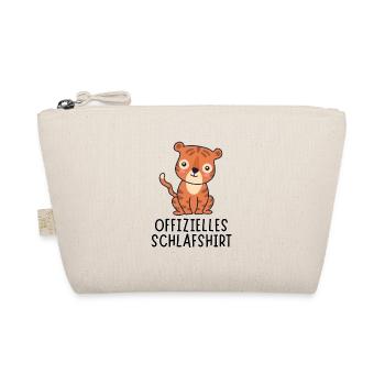 Offizielles Schlafshirt - Süßer Baby Tiger - Bio-Täschchen - Natur - Vorne