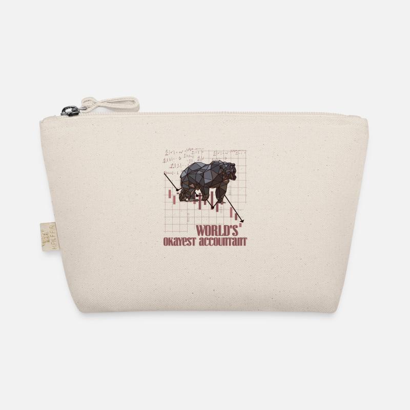 The Best Accountant in the World Bear Math Calculation Organic Pouch