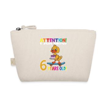 Anniversaire de canard J’ai maintenant 6 ans - Trousse biologique - nature - Devant
