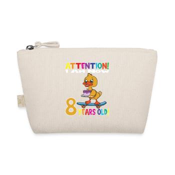 Anniversaire de canard J’ai maintenant 8 ans - Trousse biologique - nature - Devant