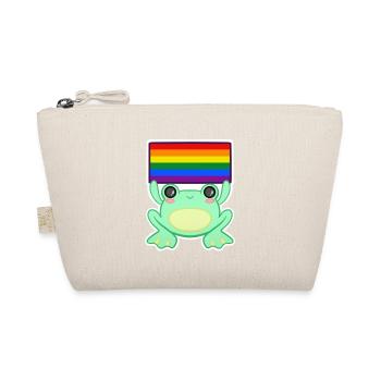 Froggy Pride - Organic Pouch - nature - Front