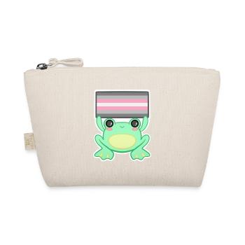 Froggy Demi girl - Organic Pouch - nature - Front