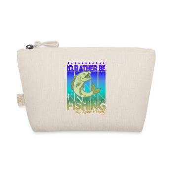 I'd rather fish at Lake Powell - Organic Pouch - nature - Front