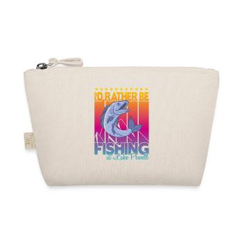 I'd rather fish at Lake Powell - Organic Pouch - nature - Front