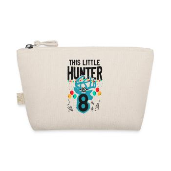 Buck Deer Hunting Hunter Kid - Organic Pouch - nature - Front