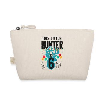 Buck Deer Hunting Hunter Kid - Organic Pouch - nature - Front