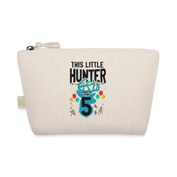 Buck Deer Hunting Hunter Kid - Organic Pouch - nature - Front
