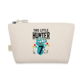 Buck Deer Hunting Hunter Kid - Organic Pouch - nature - Front