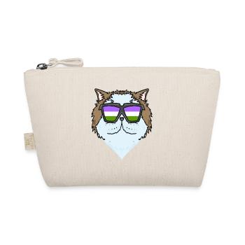 Genderqueer Lgbt Katze Perserkatze - Bio-Täschchen - Natur - Vorne