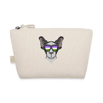 Genderqueer Lgbt Katze Orientalisch Kurzhaar - Bio-Täschchen - Natur - Vorne