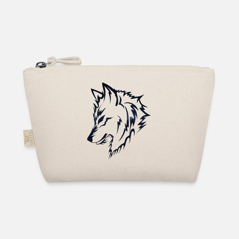 Wolf silhouette Galaxy Bio-Täschchen