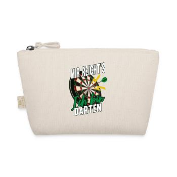 Darts Dartspieler - Bio-Täschchen - Natur - Vorne