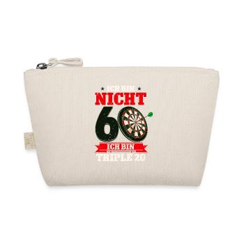 Ich bin nicht 60 ich bin Triple 20 - 60. - Bio-Täschchen - Natur - Vorne
