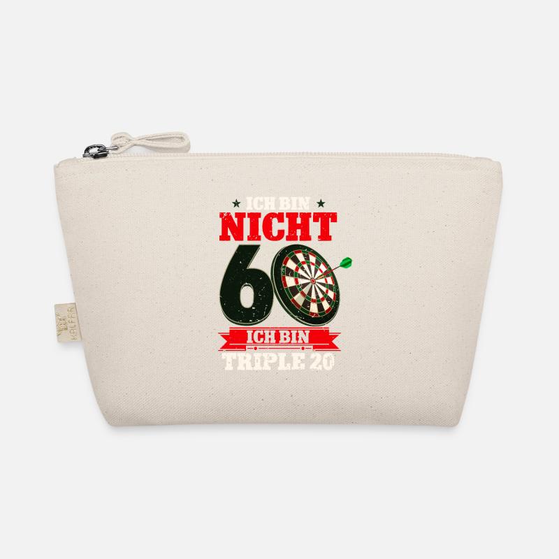 Ich bin nicht 60 ich bin Triple 20 - 60. - Bio-Täschchen - Natur