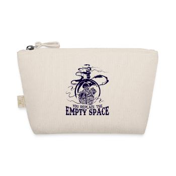 Romantic Gothic Bones Skeleton Roses Death Grave - Organic Pouch - nature - Front