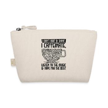 Music Coffee Music Fan Breakfast Songs - Organic Pouch - nature - Front