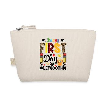 Happy First Day of School - Organic Pouch - nature - Front