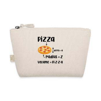 Lustiges Pizzavolumen - Bio-Täschchen - Natur - Vorne
