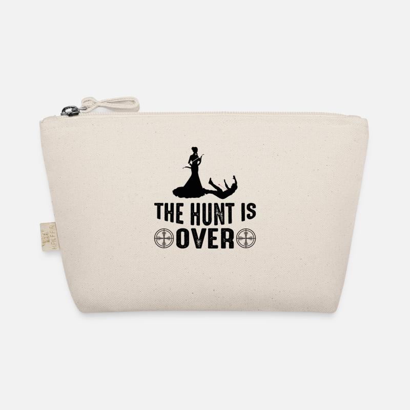 Wedding The hunt is over Wedding gift Organic Pouch