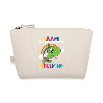 Bääm! Ich Bin Jetzt Schulkind Einschulung - Bio-Täschchen - Natur - Vorne