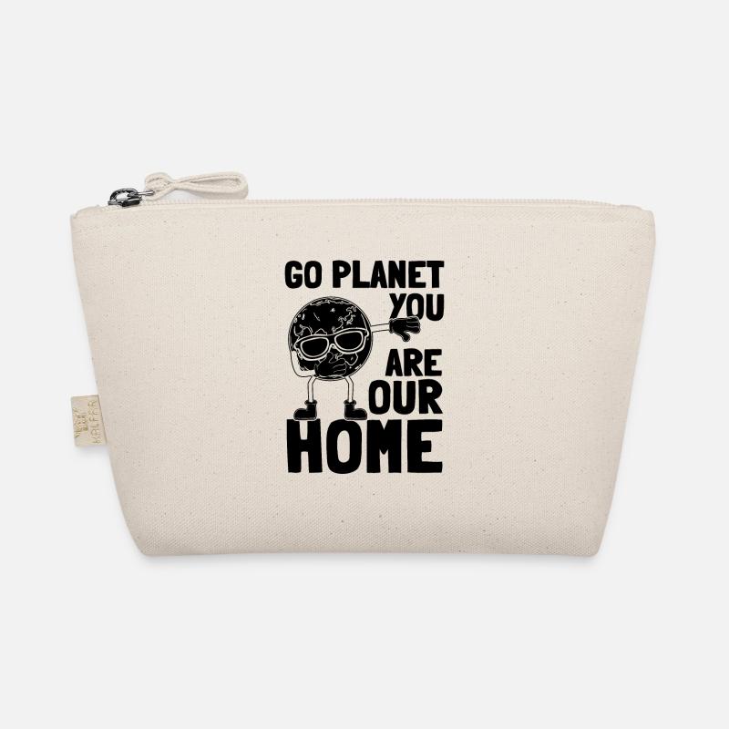 Go Planet Du bist unser Zuhause — Funny Planet Bio-Täschchen