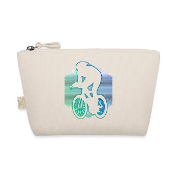 Road bike racing cyclist women men road bike - Organic Pouch - nature - Front
