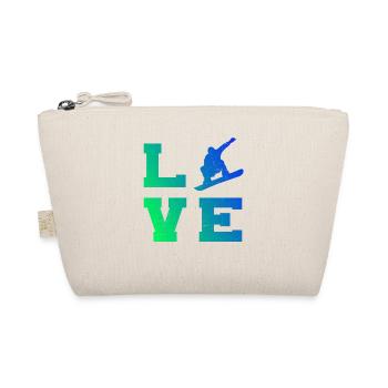 Snowboarders femmes sports d'hiver snowboard hommes - Trousse biologique - nature - Devant