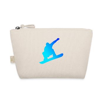 Snowboard Men Snowboarding Snowboarder Wintersp - Organic Pouch - nature - Front