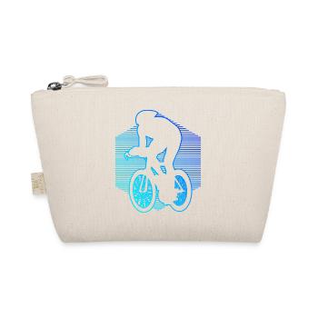 Road bike racing cycling racing cyclists men - Organic Pouch - nature - Front