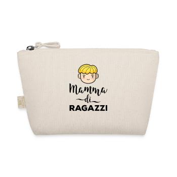 Mama von Jungen Geschenk Mutter Muttertag - Bio-Täschchen - Natur - Vorne