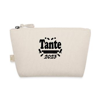 Tante 2023 - Tante werden - Bio-Täschchen - Natur - Vorne