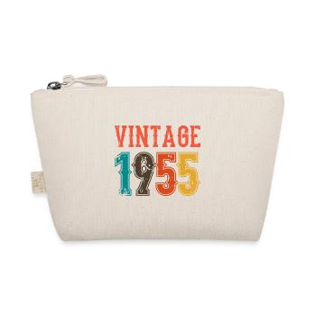 Anniversaire Papa Vintage 1955 - Trousse biologique - nature - Devant