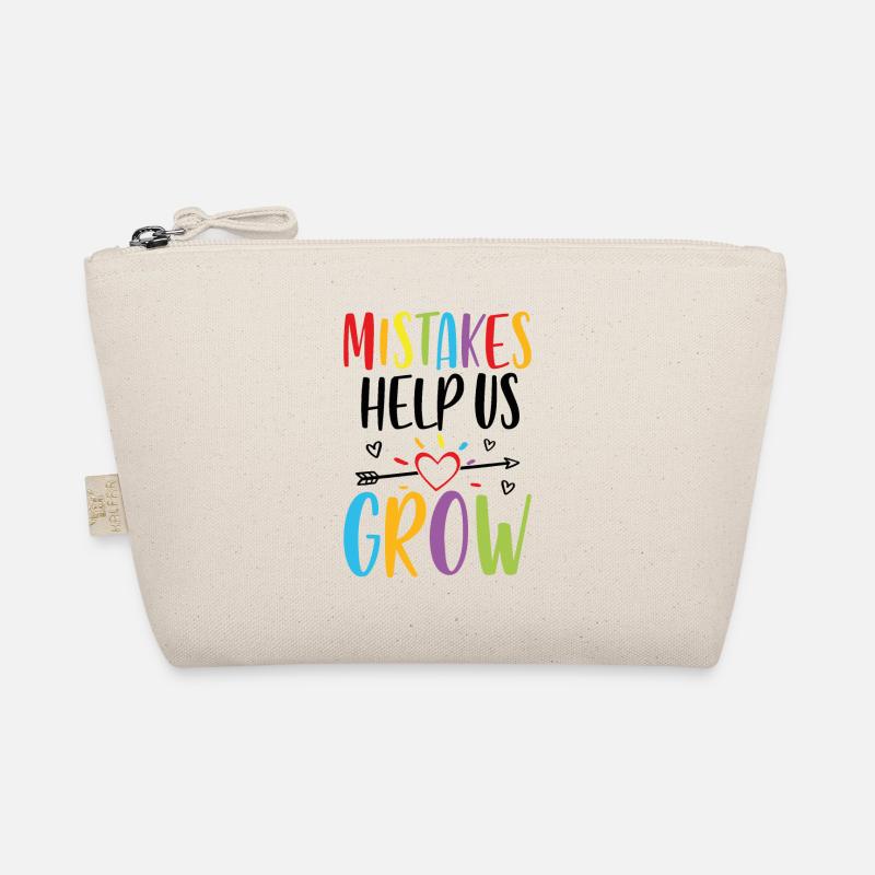 Mistakes help us grow Organic Pouch