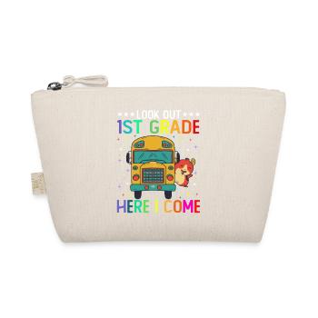 Look Out 1st Grade Here I Come - Bio-Täschchen - Natur - Vorne