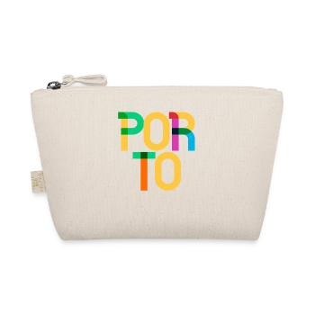 Porto Portugal CMYK Pop Art Style - Organic Pouch - nature - Front