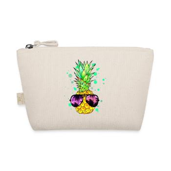 Ananas avec lunettes de soleil de plage fraîches - Trousse biologique - nature - Devant