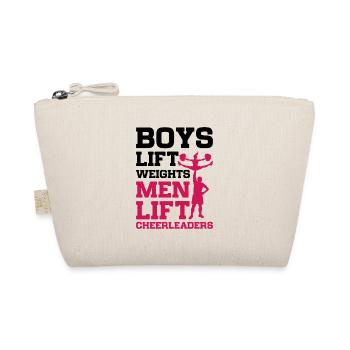 Boys Lift Weights Men Lift Cheerleaders Gymnast Ch - Bio-Täschchen - Natur - Vorne
