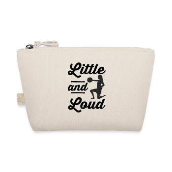 Little And Loud Cheerleading Cheerleader Dancing G - Bio-Täschchen - Natur - Vorne