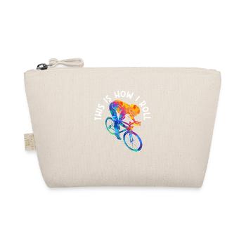How I Ride Cycling Funny Bike Lovers - Organic Pouch - nature - Front