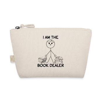 Book Lover Funny Book Reading Stick Figure Book - Bio-Täschchen - Natur - Vorne