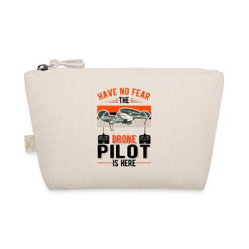 Drone Gift Drone Pilot Quadcopter - Organic Pouch - nature - Front