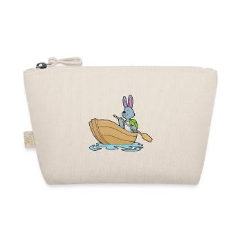 Bunny Small Boat - Organic Pouch - nature - Front