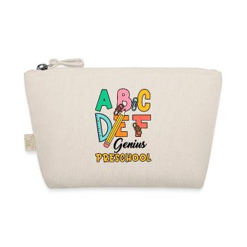 Kids Back to School Alphabet Genius Preschool - Bio-Täschchen - Natur - Vorne