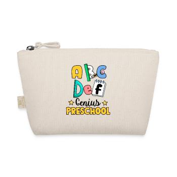 Kids Back to School Alphabet Genius Preschool - Bio-Täschchen - Natur - Vorne