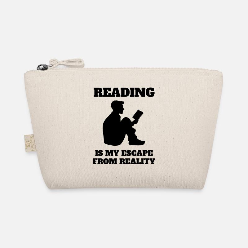 Reading Books Book Lovers Gift Book Reader Organic Pouch